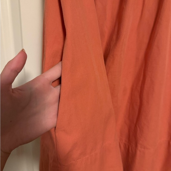 Free People Off-Shoulder Ruffle Mini Dress - Rust - Picture 3 of 4